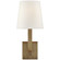 Square Tube One Light Wall Sconce in Hand-Rubbed Antique Brass (268|SL 2819HAB-L)