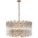 Adele Four Light Chandelier in Hand-Rubbed Antique Brass with Clear Acrylic (268|SK 5421HAB-CA)