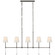 Camille Five Light Linear Chandelier in Bronze (268|SK 5055BZ-L)