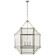 Morris Three Light Lantern in Polished Nickel (268|SK 5010PN-CG)