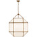 Morris Three Light Lantern in Gilded Iron (268|SK 5010GI-WG)