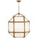 Morris Three Light Lantern in Gilded Iron (268|SK 5009GI-WG)