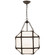 Morris Three Light Lantern in Antique Zinc (268|SK 5008AZ-WG)