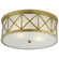 Montpelier Three Light Flush Mount in Hand-Rubbed Antique Brass (268|SK 4011HAB-FG)