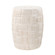 Cambeck Accent Stool in Off White Glazed (45|S0015-8103)