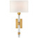 Adaline One Light Wall Sconce in Antique-Burnished Brass (268|SK 2902AB/Q-L) Adaline One Light Wall Sconce in Antique-Burnished Brass (268|SK 2902AB/Q-L)