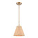 Rydell One Light Mini Pendant in Brushed Gold (45|EC89755/1)