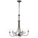 DOUBLE Twist Five Light Chandelier in Bronze (268|SC 5015BZ)