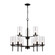 Oakland Nine Light Chandelier in Black (45|CN290926)