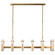 Malik LED Linear Chandelier in Hand-Rubbed Antique Brass (268|S 5915HAB-ALB)