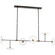 Calvino LED Chandelier in Aged Iron and Hand-Rubbed Antique Brass (268|S 5695AI/HAB-CG)