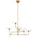 Calvino LED Chandelier in Hand-Rubbed Antique Brass (268|S 5692HAB-CG)
