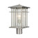 Oak Park One Light Outdoor Post Mount in Antique Brushed Aluminum (45|89376/1)