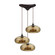 Hazelton Three Light Pendant in Oil Rubbed Bronze (45|85212/3)