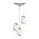 Turbulence Three Light Pendant in Satin Nickel (45|85211/3)