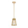Open Louvers One Light Mini Pendant in Champagne Gold (45|82104/1)
