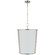 Hastings Six Light Pendant in Polished Nickel (268|S 5646PN-WHT)