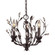 Circeo Three Light Chandelier in Deep Rust (45|8058/3)