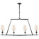 Etoile Four Light Chandelier in Blackened Rust (268|S 5316BR-L)