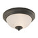 Huntington Two Light Flush Mount in Oil Rubbed Bronze (45|7052FM/10)