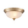 Basics Two Light Flush Mount in Satin Gold (45|7002FM/50)