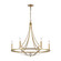 Noura Six Light Chandelier in Champagne Gold (45|69485/6)