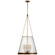 Reese LED Pendant in Soft Brass (268|S 5183SB-CG)