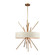 Xenia Five Light Chandelier in Matte Gold (45|66973/5)