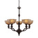 Norwich Five Light Chandelier in Oiled Bronze (45|66197-5)