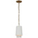 Sydney LED Pendant in Soft Brass (268|S 5120WHT/CG)