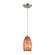 Nature's Collage One Light Mini Pendant in Satin Nickel (45|60216/1)