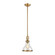 Rutherford One Light Mini Pendant in Satin Brass (45|57370/1)