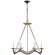 Choros Six Light Chandelier in Aged Iron (268|S 5040AI)