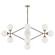 Bistro 14 Light Chandelier in Hand-Rubbed Antique Brass and Black (268|S 5024HAB/BLK-WG)
