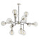 Bistro 12 Light Chandelier in Polished Nickel (268|S 5022PN-CG)