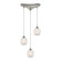 Fusion Three Light Pendant in Satin Nickel (45|528-3WHT)