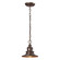 Marina One Light Outdoor Pendant in Hazelnut Bronze (45|47011/1)