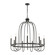 Wickshire Nine Light Chandelier in Matte Black (45|46384/9)