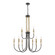 Glendon Nine Light Chandelier in Matte Black (45|46346/9)