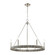 Abaca Six Light Chandelier in Polished Nickel (45|32515/6)