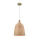 Pleasant Fields One Light Mini Pendant in Russet Beige (45|31643/1)