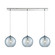 Watersphere Three Light Pendant in Polished Chrome (45|31380/3LP-AQ)