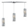 Chromia Three Light Pendant in Polished Chrome (45|31078/3L)