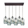 Sutter Creek Six Light Pendant in Oil Rubbed Bronze (45|25102/6RC)