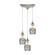 Sutter Creek Three Light Pendant in Satin Nickel (45|25098/3)