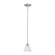 Tia One Light Mini Pendant in Matte Nickel (45|190056117)