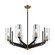 Blakeslee Eight Light Chandelier in Matte Black (45|15316/8)