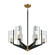 Blakeslee Six Light Chandelier in Matte Black (45|15315/6)