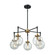 Boudreaux Five Light Chandelier in Matte Black (45|14437/5)