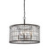 Nadina Six Light Chandelier in Silverdust Iron (45|14344/6)